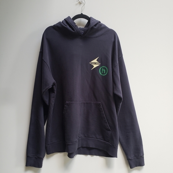 Hidden New York x Star Trak Landing Black Hoodie Size Large - Picture 3 of 13